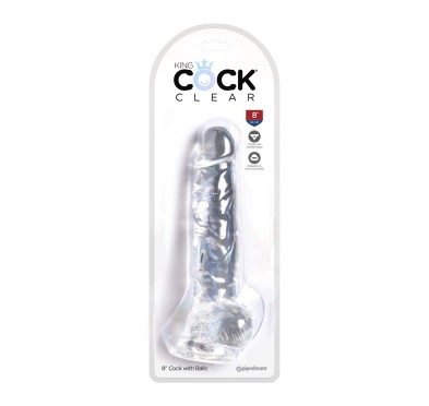 King cock 8 inch cock w balls